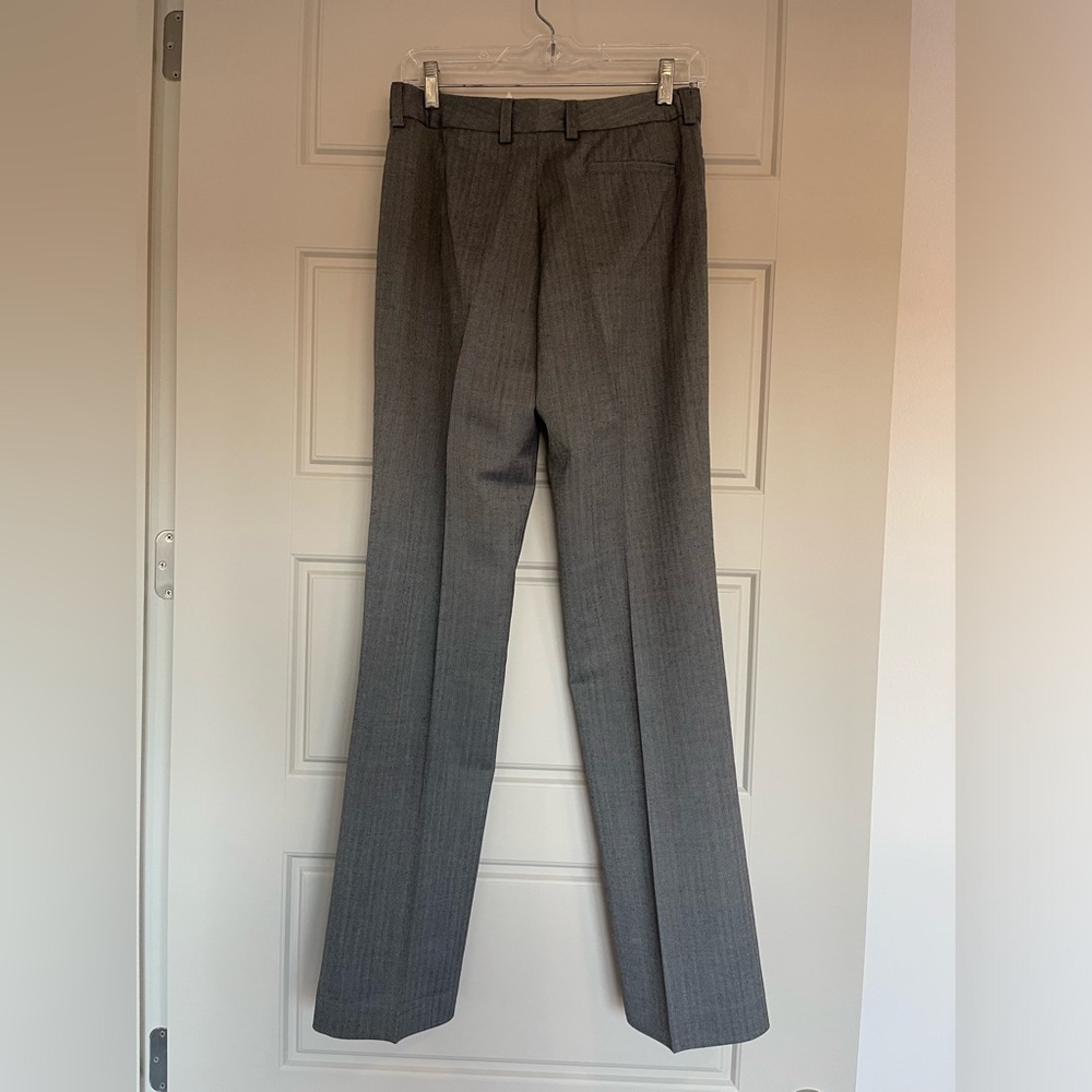 Gap Stretch Slacks - Grey Ribbed - image 4